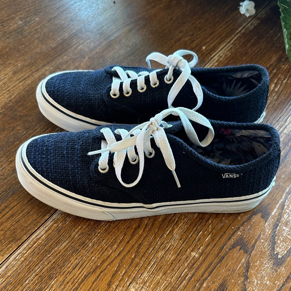 Navy vans shoes